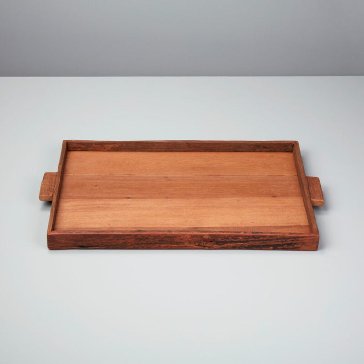 Reclaimed Wood Tray Rectangular, XL
