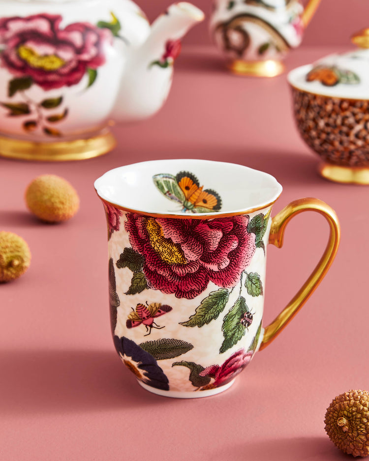 Spode Creatures of Curiosity Mug (12 oz, Black Cream)