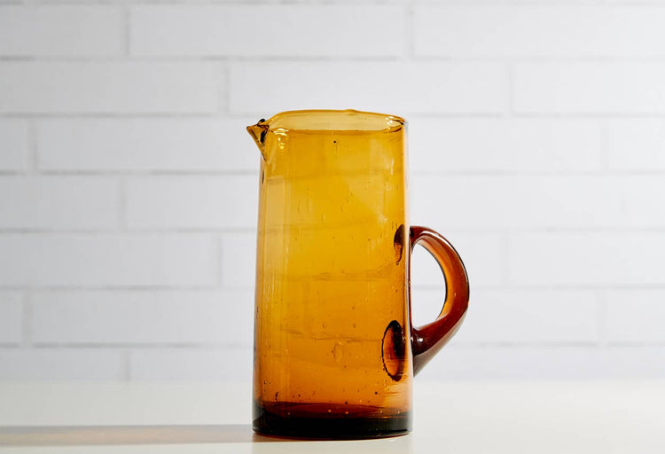 Moroccan Cone Jug - Amber: Amber