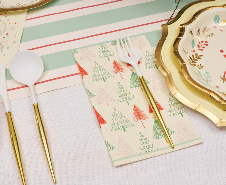 Vintage Santa Guest Towels/20pk