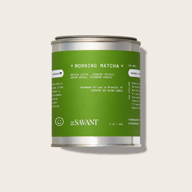Morning Matcha Candle: 7oz. Standard Size