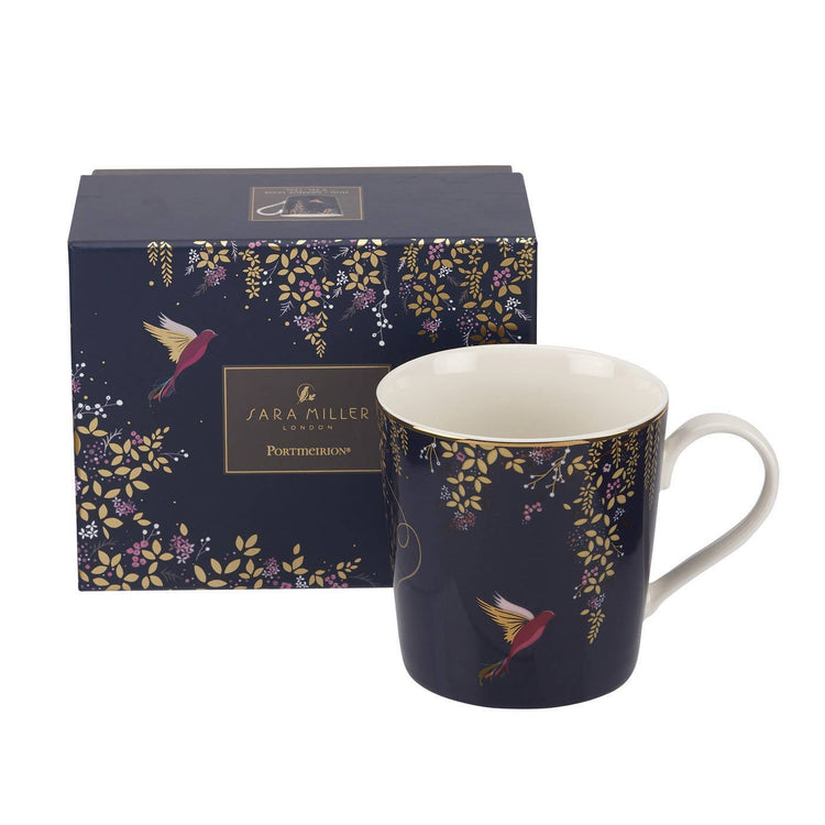 Chelsea Collection Mug - Navy 12 oz: Fine China 
 with 22ct gold / SM Chelsea Collection