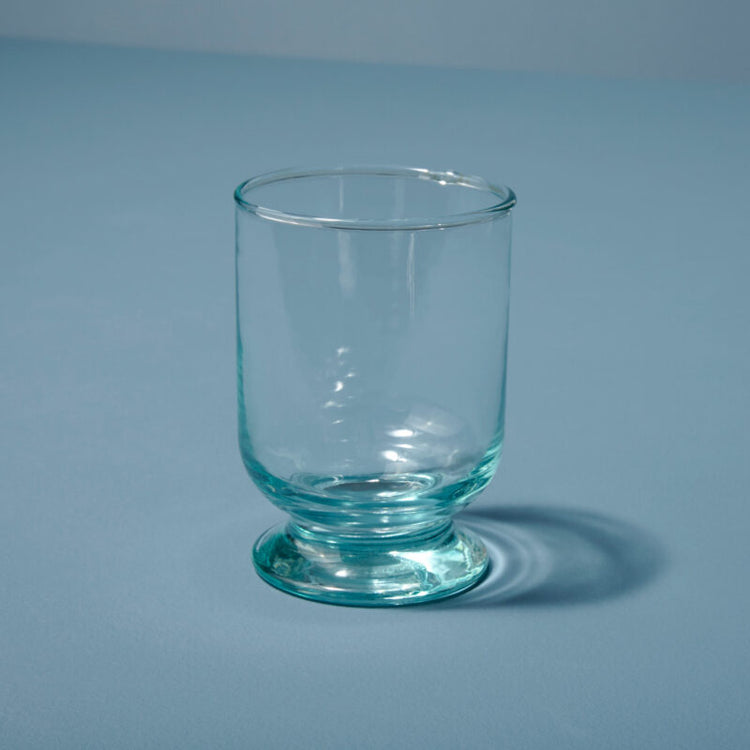 Recycled Glass Footed Tumbler