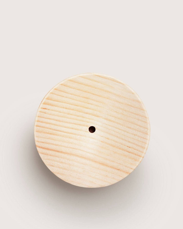 Soap Dish, Pine Natural Round