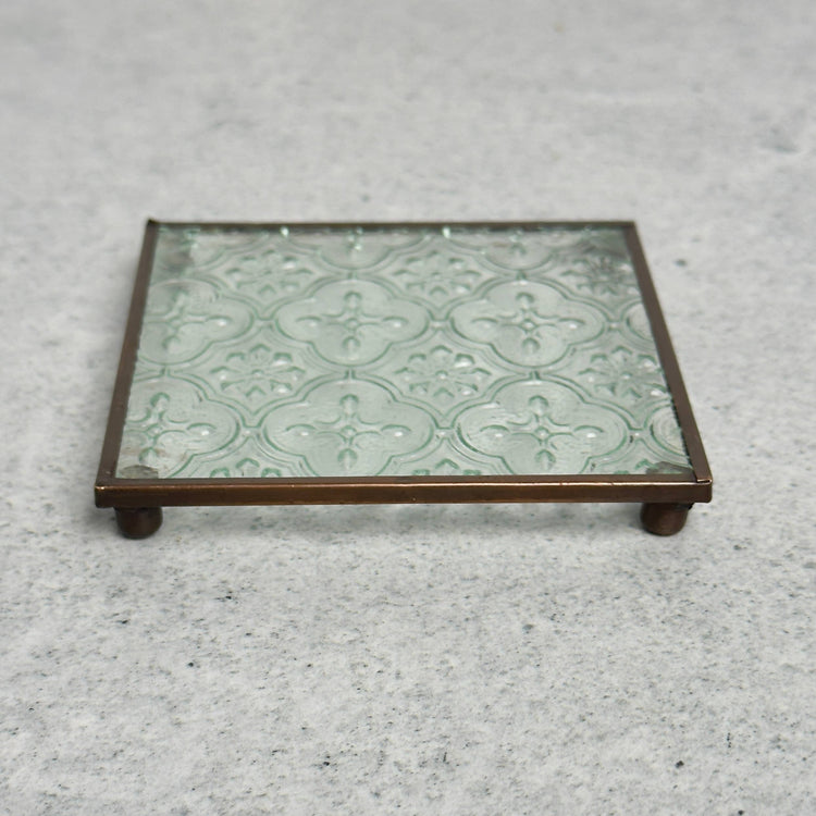 Glass Pillar Plate