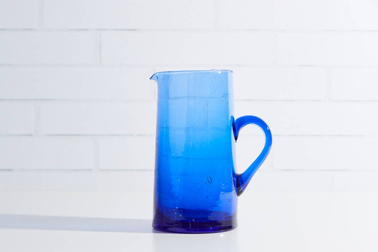 Moroccan Cone Jug - Blue