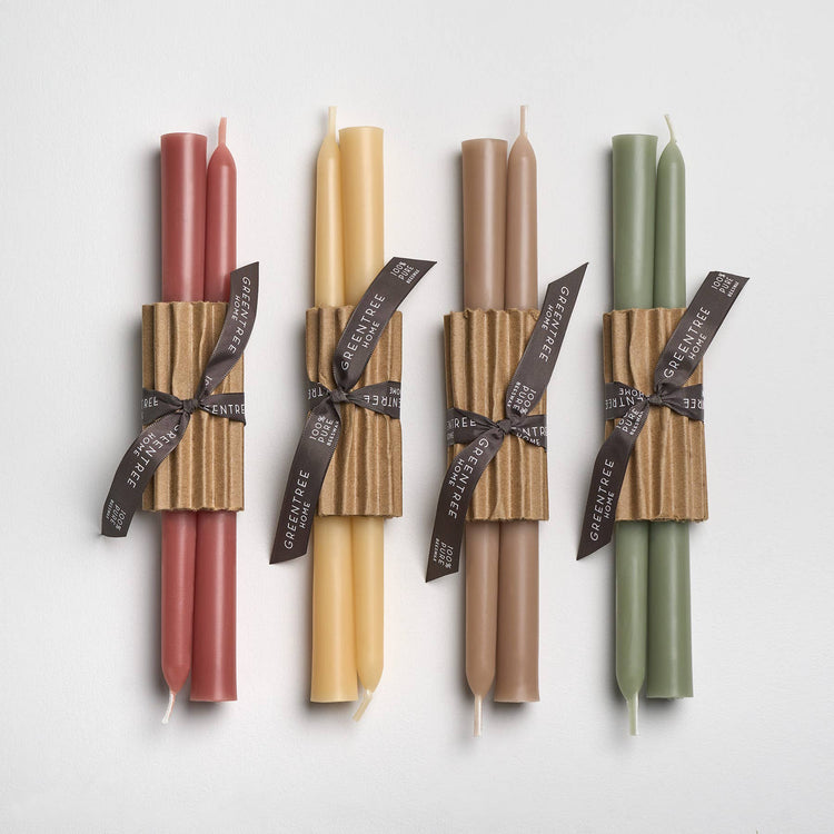 Wedding Collection - Every Day Taper Beeswax Candles: Berry Champagne / 10"