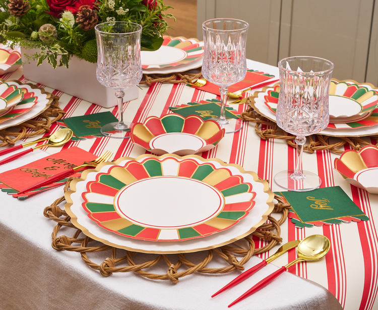 Joyful Christmas Dinner Plates/8pk