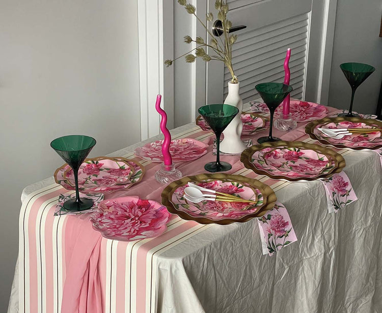 Pink Peonies Cocktail Napkins (20pk)