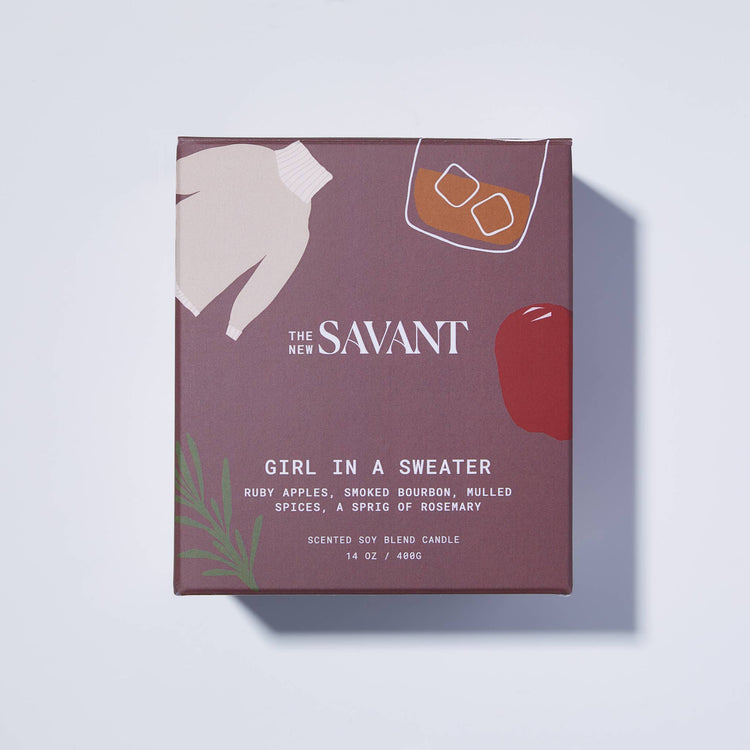 Girl in a Sweater Candle *Best Seller*: 7oz. Standard