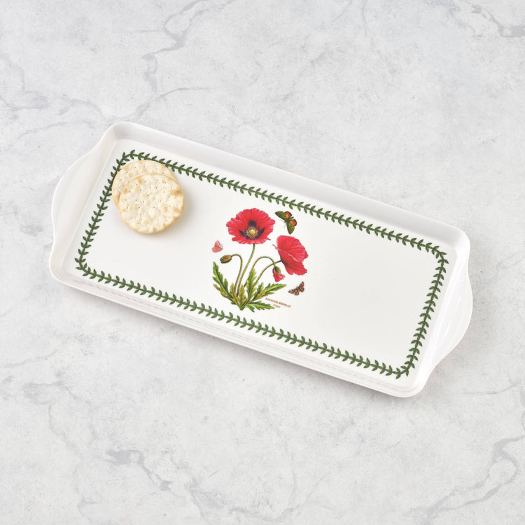 Botanic Garden Poppy Melamine Sandwich Tray: Melamine / BG Poppy