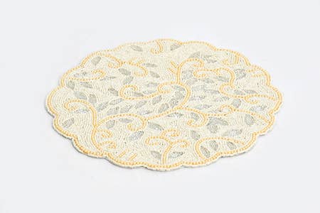 Beaded Botanicals Petal Placemat