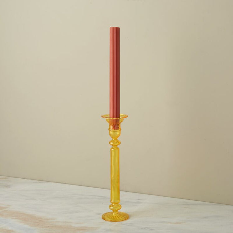 Nalia Candlestick holder, Daffodil