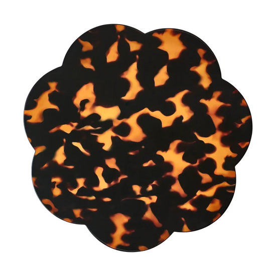 Addison Ross Faux Tortoise Shell Placemats, 13 x 13"