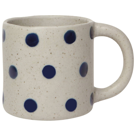 audrey blue dot element mug