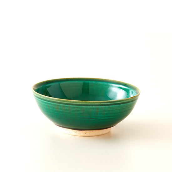 Bowl, Handmade Green 5"