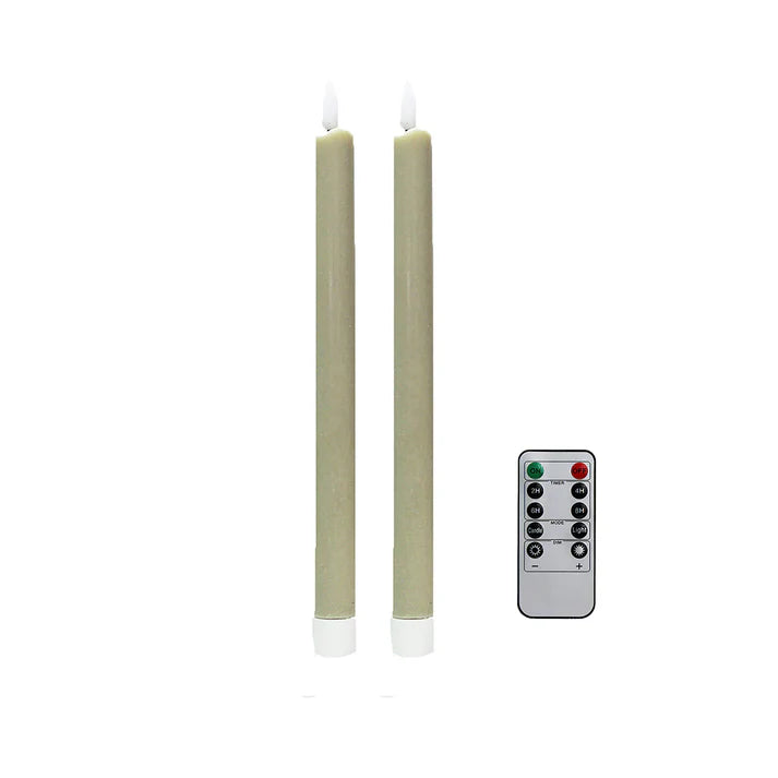 Flameless Candle Cappuccino 23cm