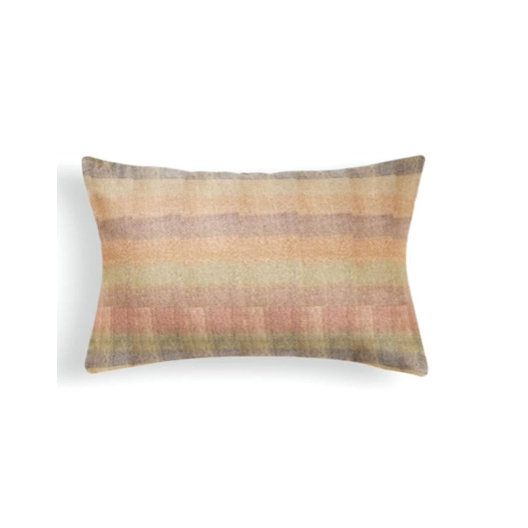 Eri Silk Pillow, Multi Color Beige 13"x21"