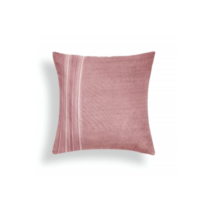 Eri Silk Pillow, Pink Pintucks 18"x18"