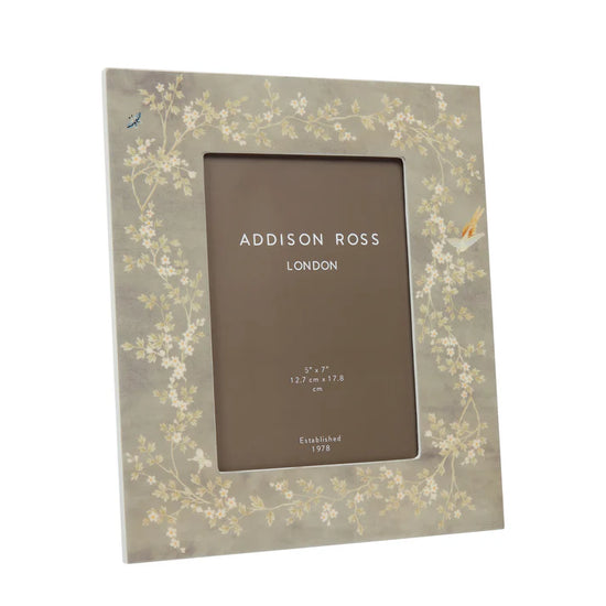 Chinoiserie Grey Photo Frame | Stylish Gift for Home
