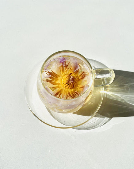 Clear Flower Tea Set | Daily Ritual Tea Infuser