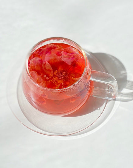 Clear Flower Tea Set | Daily Ritual Tea Infuser