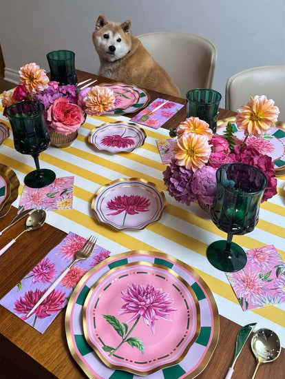 Dahlia Garden Salad Plates/8pk