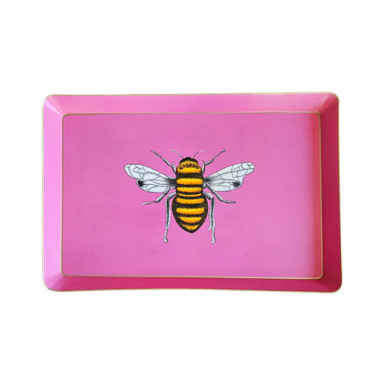 Decorative table, pink bee by Les Ottomans