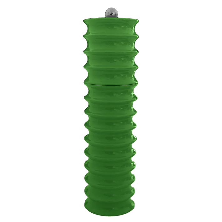 Salt Pepper Mill, Twister Leaf Green, 24cm