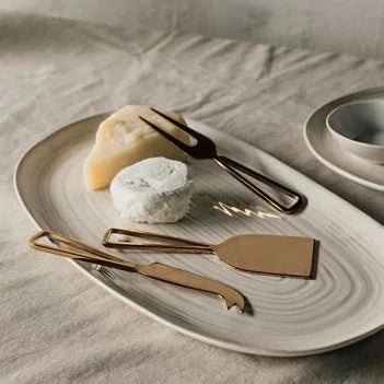 Gold Cheese Knives set of 3