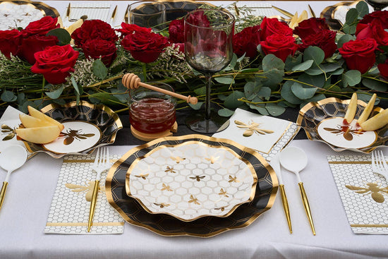 Honeybee Appetizer Bowls | 8pk Eclectic Maximalist Table 8