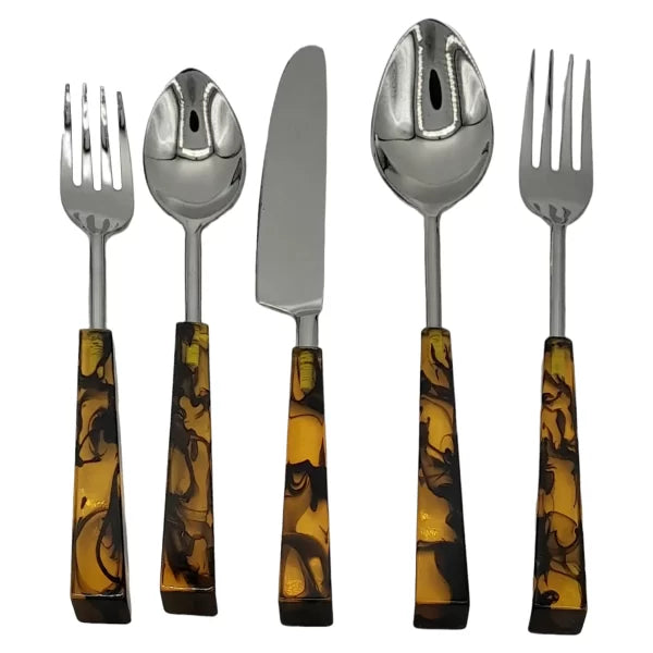 Cutlery set, leopard by Les Ottoman