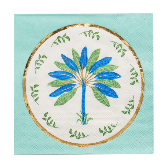 Preppy Palm Cocktail Napkins/20pk
