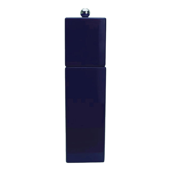 Salt Pepper Mill, Square Pillar Navy, 24cm