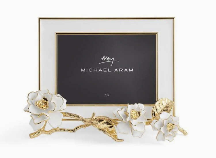 Gardenia White Enameled Frame 5x7