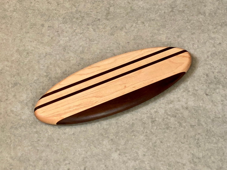 Board, Elipse Stripes, Maple/Walnut