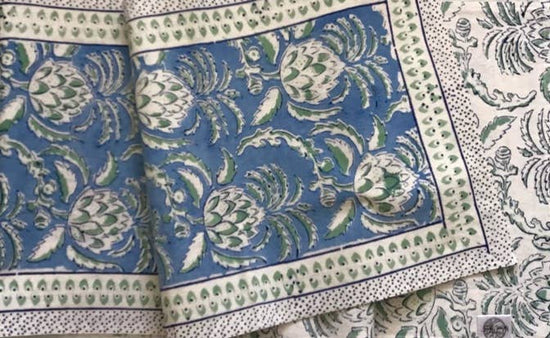 Thistle Blue Table Runner - 60"