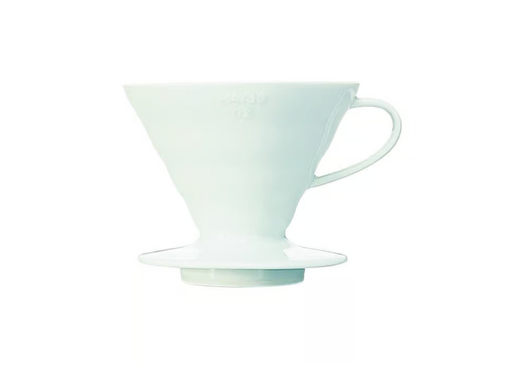 Coffee Dripper, V60 Ceramic 02 White