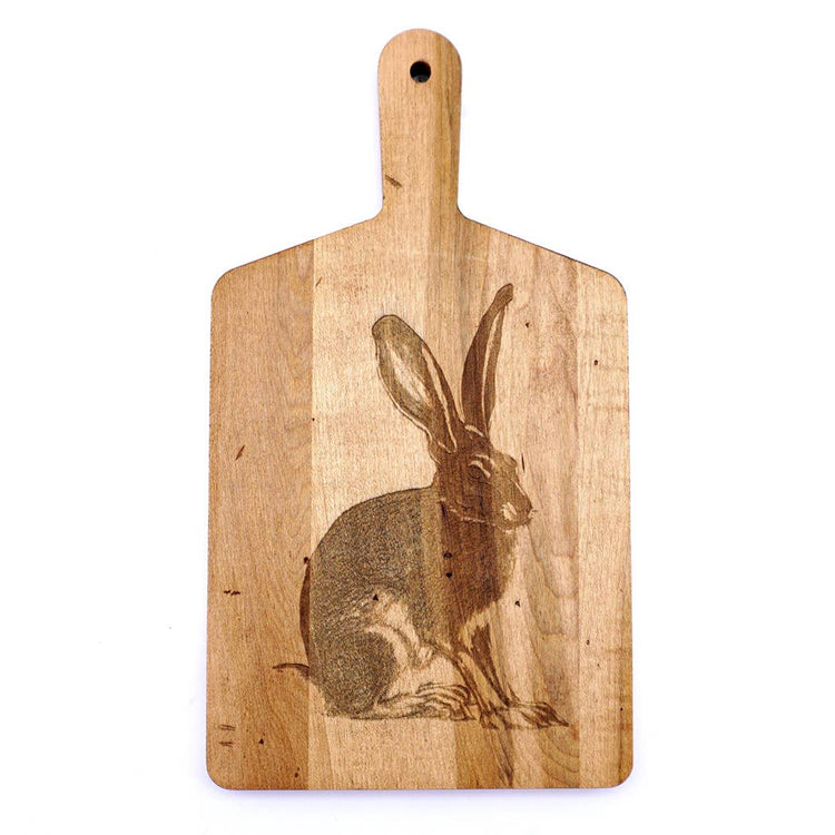 Artisan Maple Rectangle Handled Cheese Board-Laura Zindel: Hummingbird