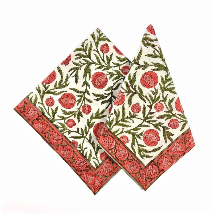 Napkin Pomegranate Red, Set of 4