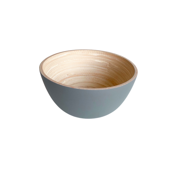 Bamboo Snack Bowl in Gray