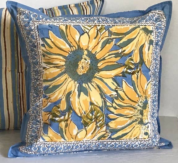 Pillow Printed 18" x 18" Suraya Flowersun