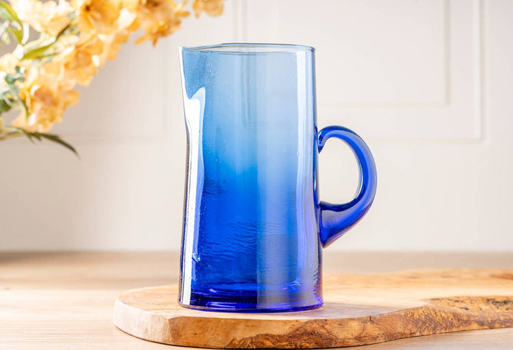 Moroccan Cone Jug - Blue