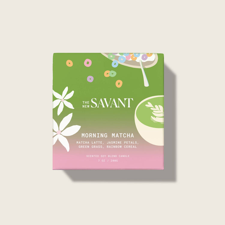 Morning Matcha Candle: 7oz. Standard Size