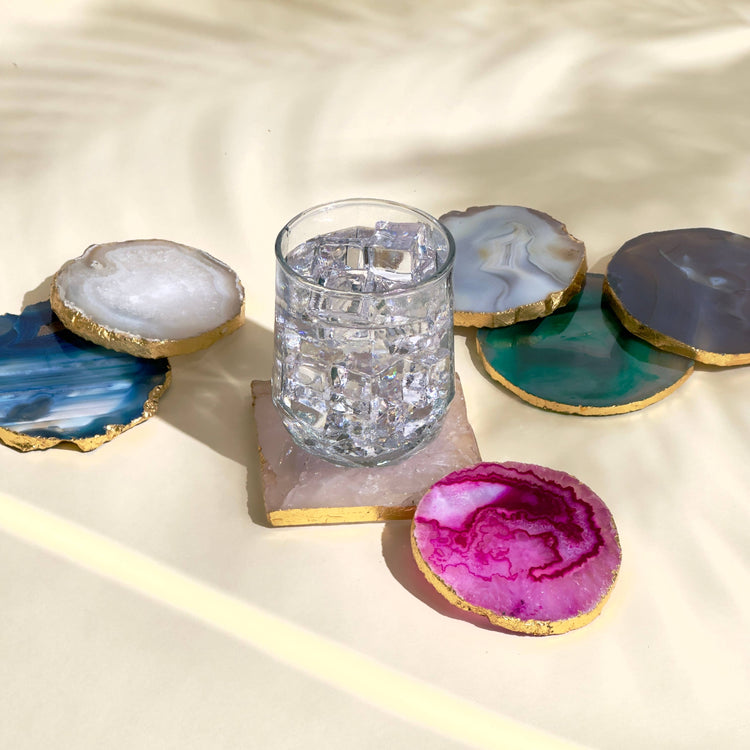 Coasters S/4 Salt Agate