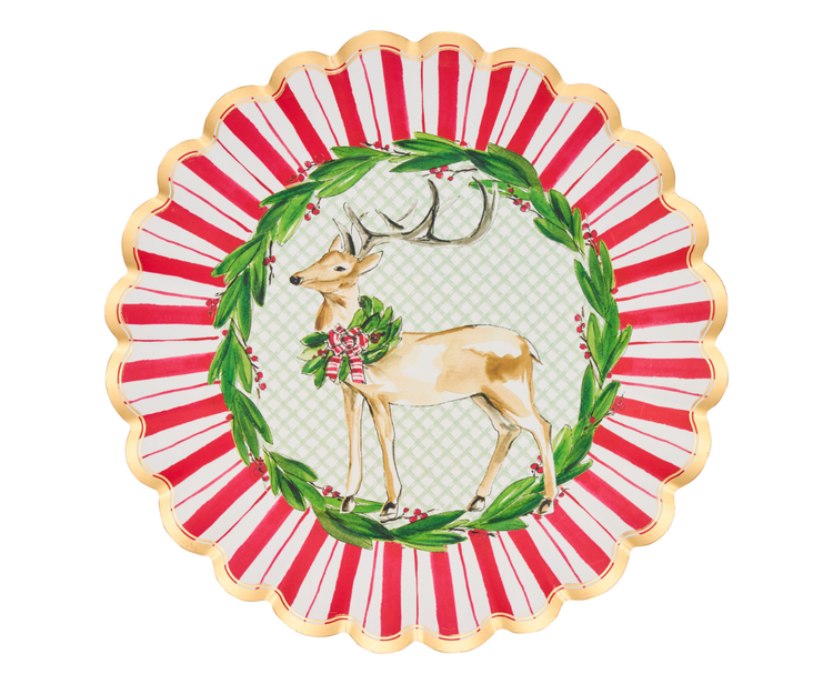 Holly Berry Dinner Plates/8pk