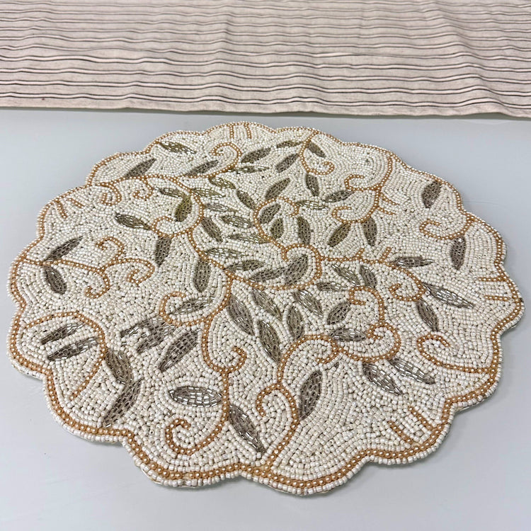 Beaded Botanicals Petal Placemat