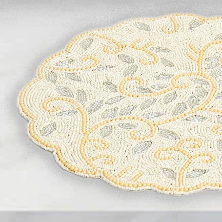 Beaded Botanicals Petal Placemat