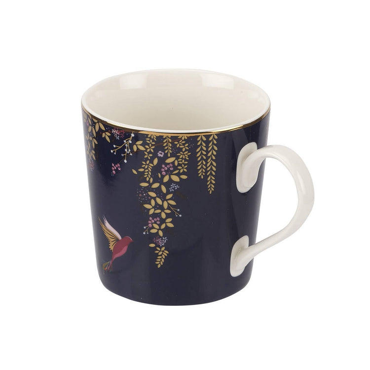 Chelsea Collection Mug - Navy 12 oz: Fine China 
 with 22ct gold / SM Chelsea Collection