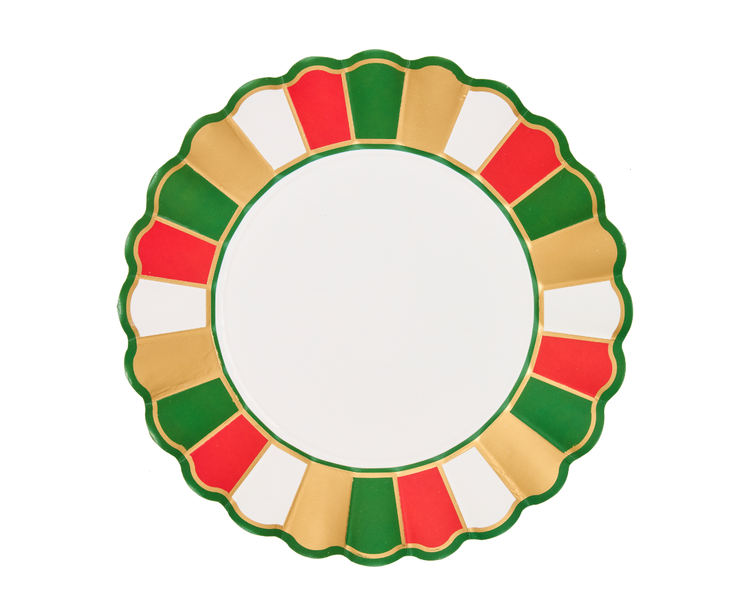 Joyful Christmas Salad Plates/8pk